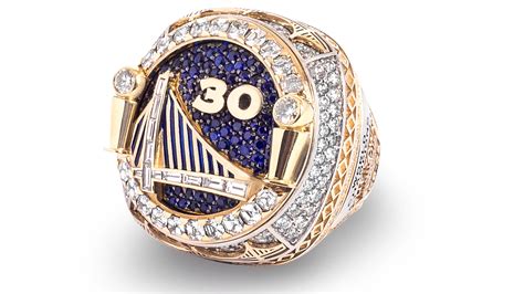 Golden State Warriors don reversible NBA title rings