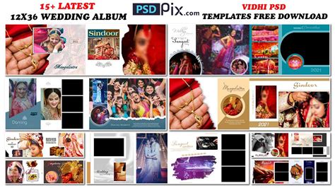 15+ Latest 12X36 Wedding Album Vidhi PSD Templates Free Download ...