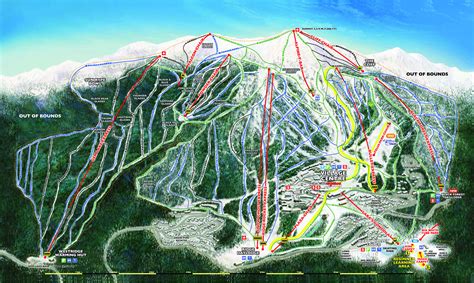 Big White Ski Resort Trail Map • Piste Map • Panoramic Mountain Map