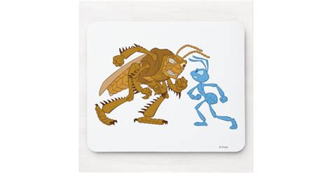 A Bug's Life Hopper and Flik want to fight Disney Mouse Pad | Zazzle