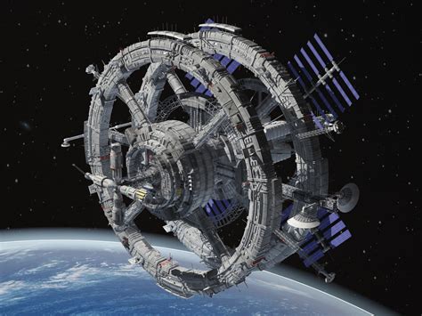 3d Model Generic Sci-fi Space Station