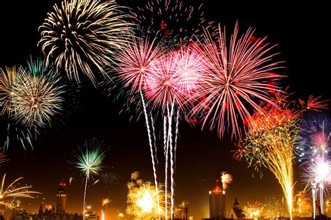 Free picture: colorful fireworks, new year, celebration