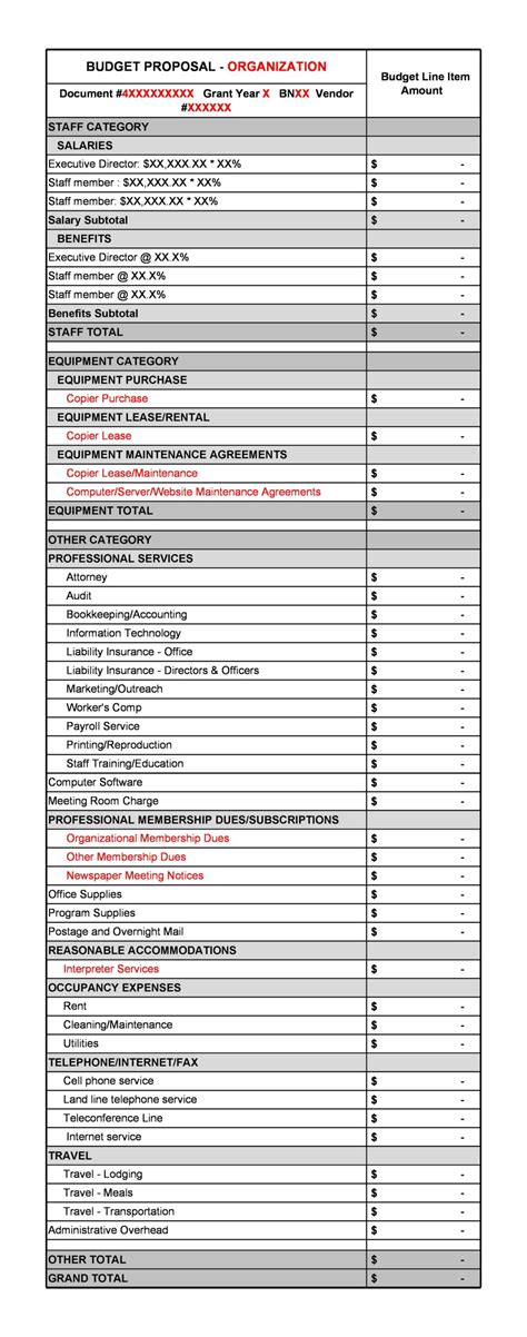 50 Free Budget Proposal Templates (Word & Excel) ᐅ TemplateLab