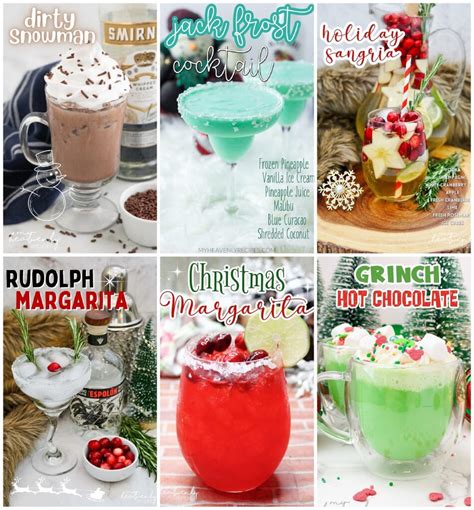 15+ Fun Christmas Drinks to Make - My Heavenly Recipes