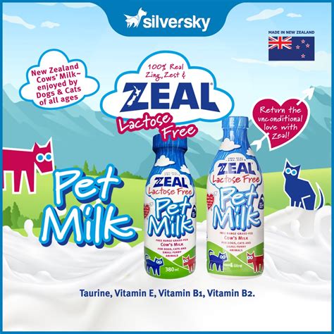 *BUY 3 FREE 1* Zeal Milk for Dogs & Cats | New Zealand Cows' Milk ...