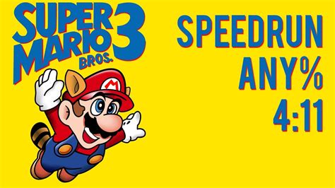 SPEEDRUN Super Mario Bros. 3 any% - 4:11 - YouTube