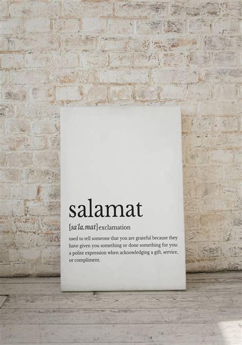 SALAMAT Filipino Word Filipino Art Tagalog Expression Philippines Art ...