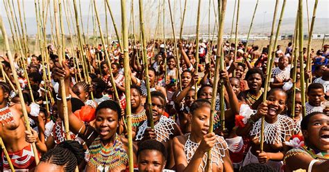 Zulu Reed Dance Bathing