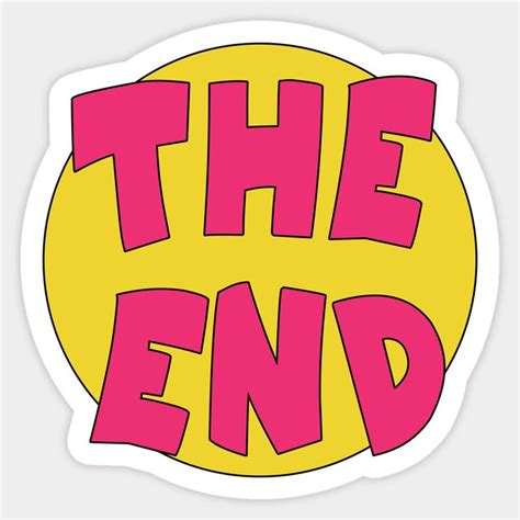 THE END by hounds_of_tindalos | Preppy stickers, Pop stickers, Bubble ...