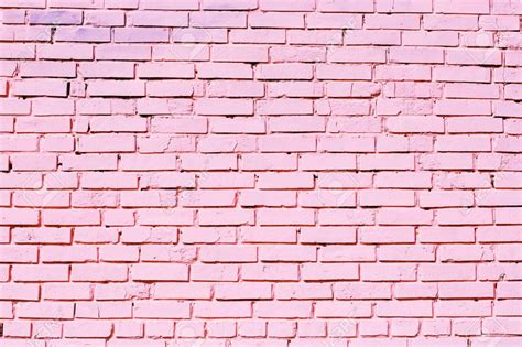 Pink Brick Wall Wallpaper