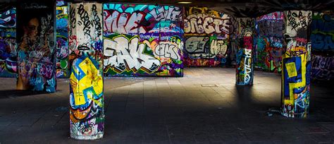 Skatepark Graffiti Southbank 5 Photograph by Mo Barton