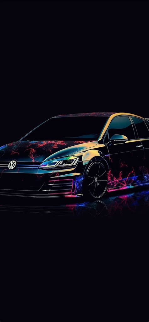 Colorful Volkswagen Golf GTI Wallpaper - Volkswagen Wallpapers