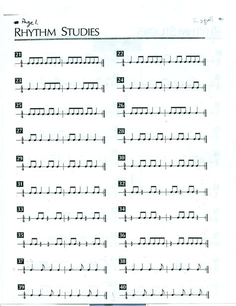 More rhythm exercises in 4/4 time | Rhythm | Pinterest