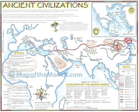 Ancient Civilizations Map - Maps for the Classroom