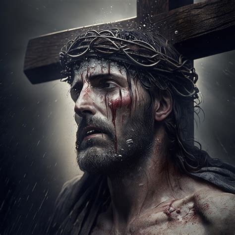 Premium Photo | Good Friday Design Jesus Christ with Crown of Thorns ...