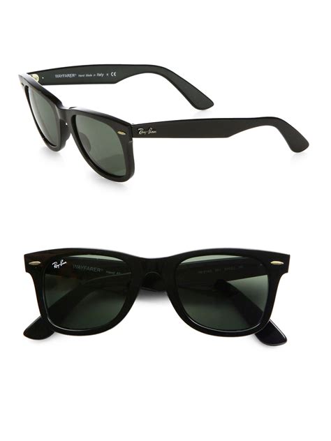 Ray-ban Classic Wayfarer Sunglasses in Black for Men | Lyst