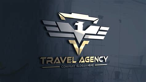 How to make travel agency logo in photoshop | Travel agency logo ...