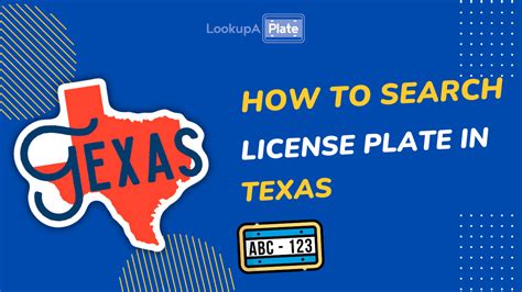 Texas License Plate Lookup: Report a TX Plate (Free Search)