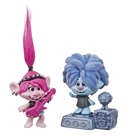 Buy DreamWorks Trolls World Tour Rock City Bobble with 2 Figures, 1 ...