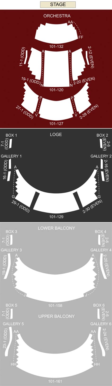 Mead Theater, Dayton, OH - Seating Chart & Stage - Dayton Theatre