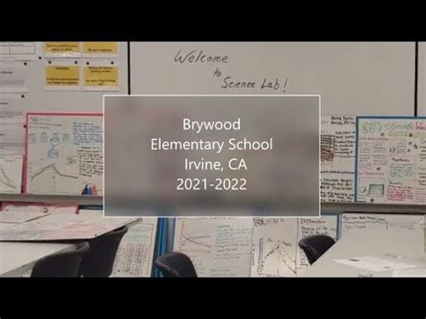 Brywood Elementary Science Lab 2021-2022 - Irvine, CA - NGSS - Next ...