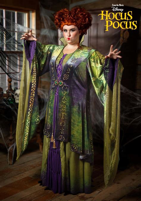 Hocus Pocus Winifred Sanderson Plus Size Costume Dress for Women