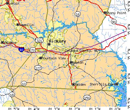 Map Of Catawba County Nc - Maping Resources