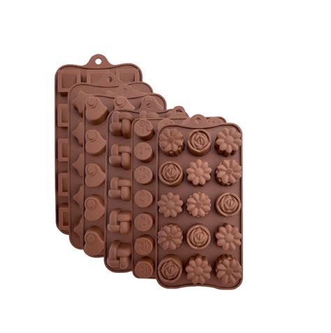 Silicone Chocolate Candy Molds (Pack of 6 pcs) - We Sell Dead Lots