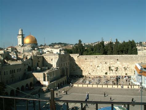 The Western Wall of Jerusalem or The Wailing Wall of Jerusalem