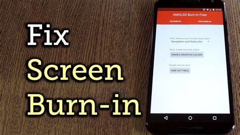 Fix Screen Burn-in on Your AMOLED or LCD Display - Techilife