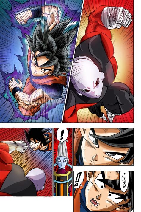 I Colored UI Goku VS Jiren from the last chapter : r/dbz