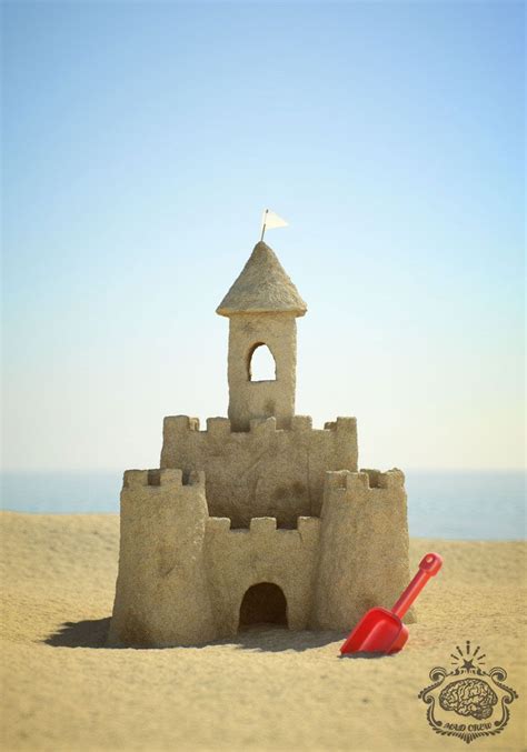 Sandcastle Contest on the Beach