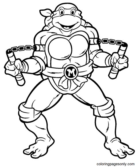 Coloring Pages Michelangelo