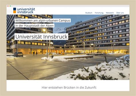 University of Innsbruck - django CMS