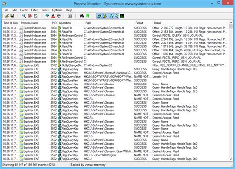 Process Monitor – скачать программу Process Monitor