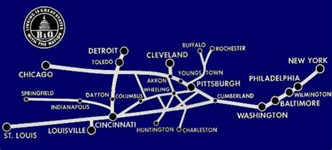 The Baltimore and Ohio Railroad Network