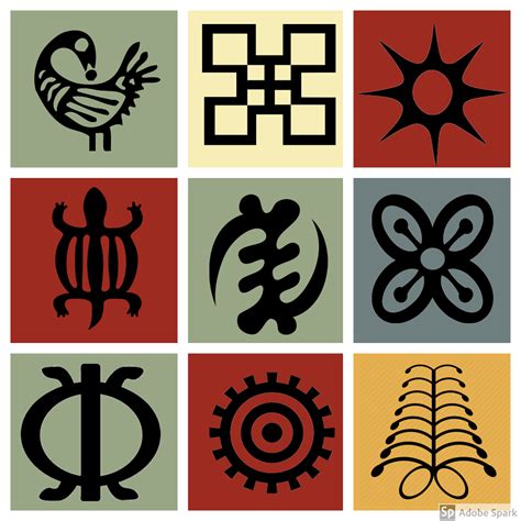 Adinkra Symbols: 122 African Symbols and Meaning | African symbols ...