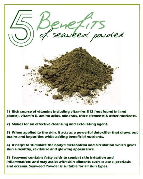 Benefits of Seaweed Powder | Spirulina n Seawed | Pinterest | Seaweed ...