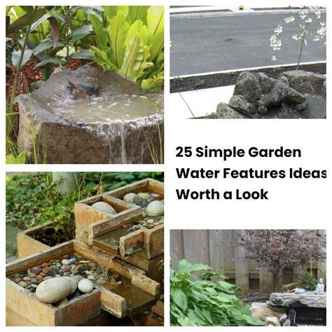 25 Simple Garden Water Features Ideas Worth a Look | SharonSable