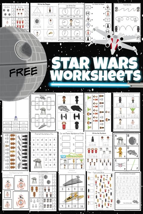 FREE Star Wars Worksheets