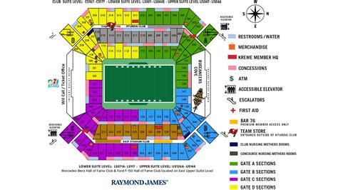 Raymond James Stadium Parking Map