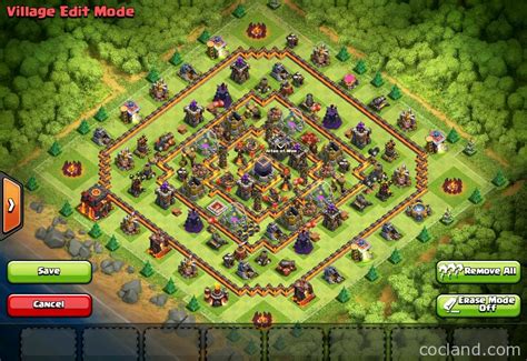 Top Town Hall 10 Base Layouts with 275 Walls by Ash | Clash of Clans Land