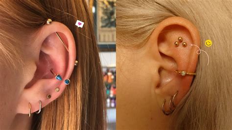 LIST: Cool Ear Piercing Combinations To Try In 2021