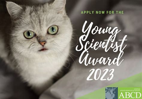 Apply now for the Young scientist award — ABCD cats & vets