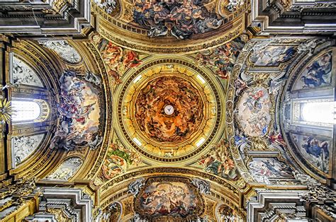 Churches Of Rome: The Beauty Of The Ceilings Of The City On Seven Hills ...