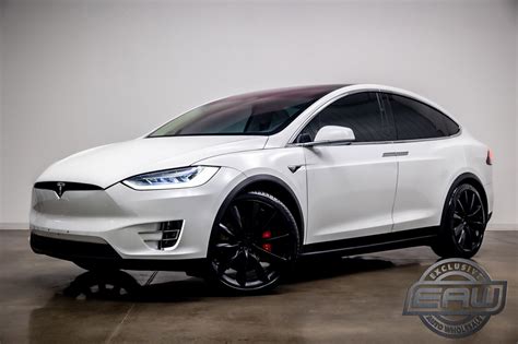 2019 Tesla Model X Performance 36425 Miles Pearl White Multi-coat Sport ...