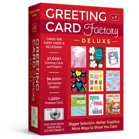 Greeting Card Factory Deluxe 11 Upgrade | Greeting Card Software | Nova ...