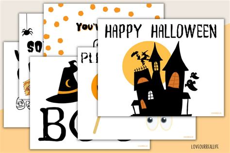 Printable Happy Halloween Sign - 19+ FREE Printables ⋆ Love Our Real Life