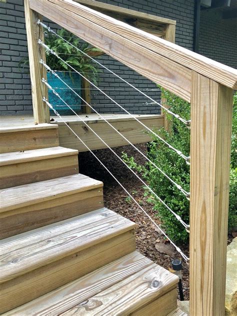 Diy Cable Deck Railing Installation