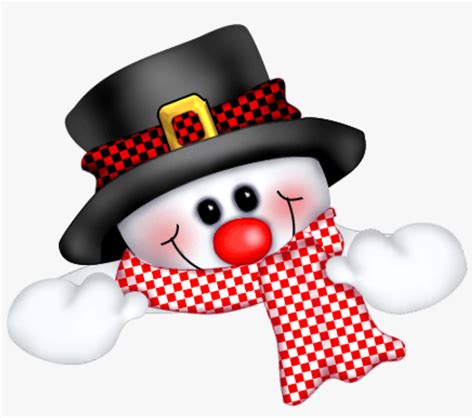 Download Transparent Cute Snowman Png Clipart - Cute Christmas Snowman ...